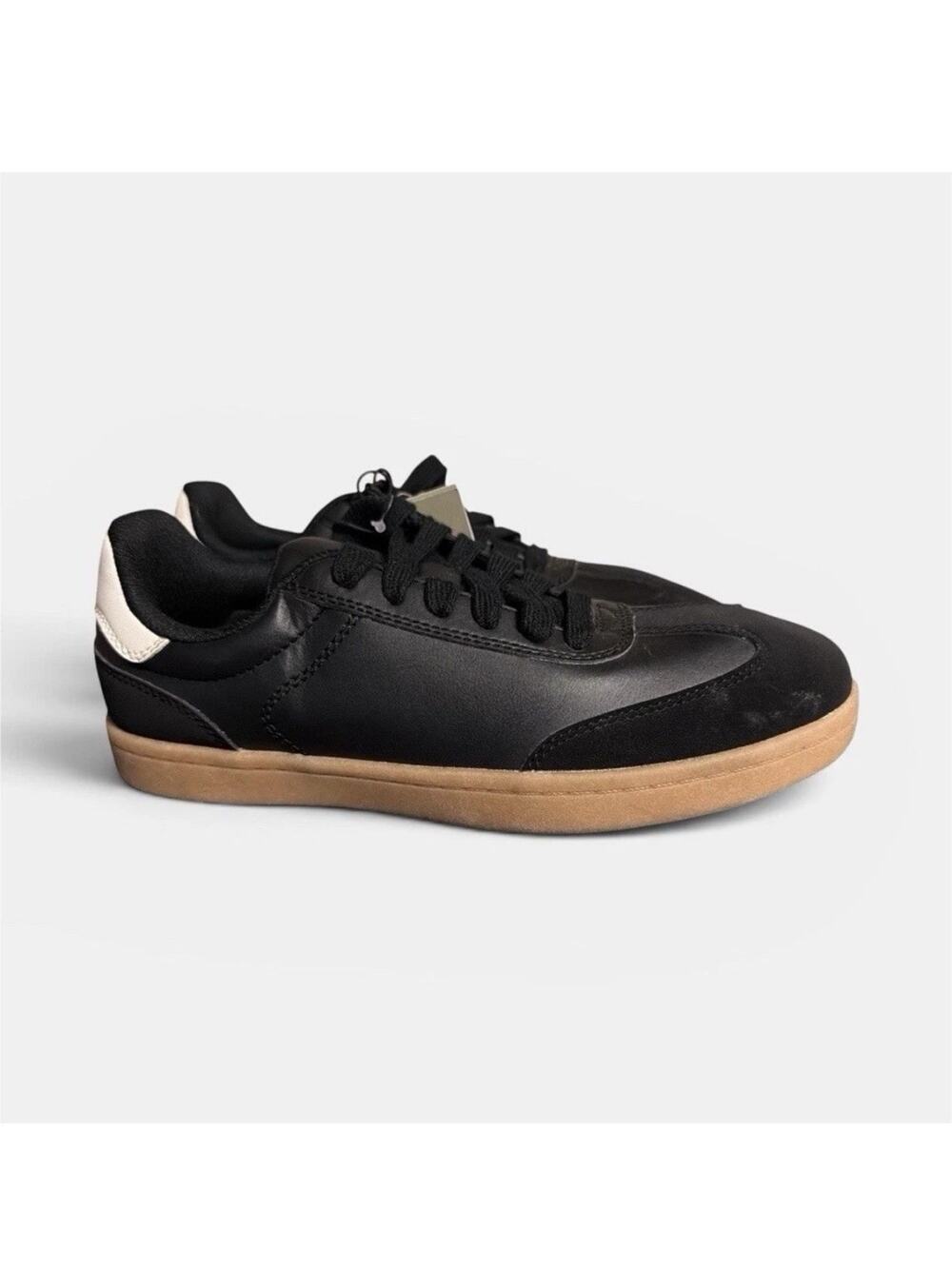 Goodfellow Black Brown White Gum Low Top Men's Athletic Sneakers Size 11.5 NEW